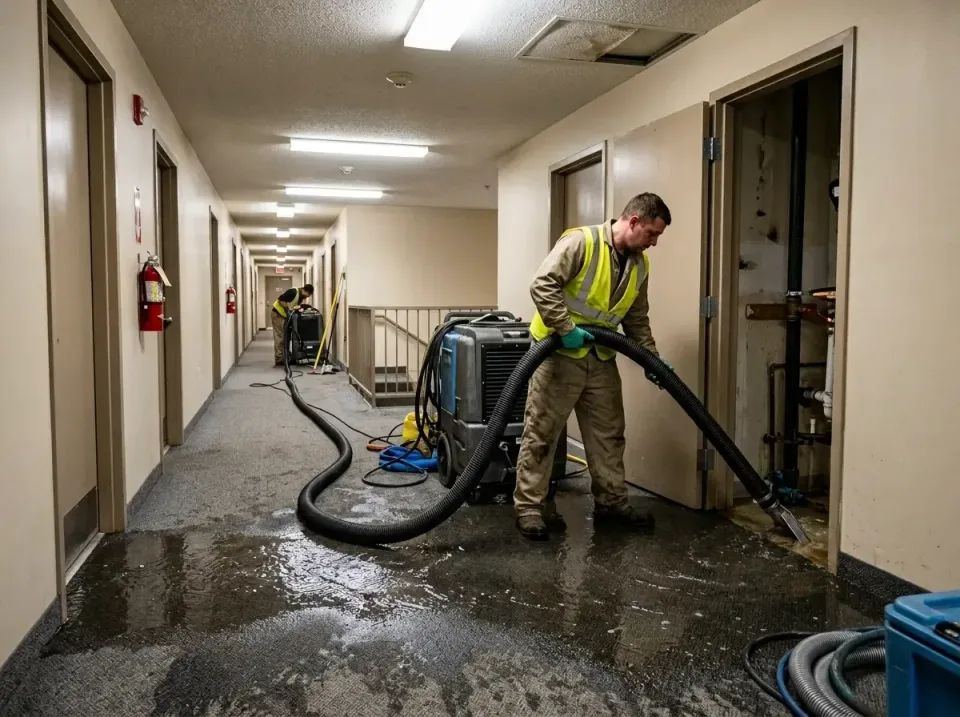 multi-unit-apartment-hallway-f-005 — frequently asked questions, Emergency Burst Pipe Water Extraction & Removal in East Wen…